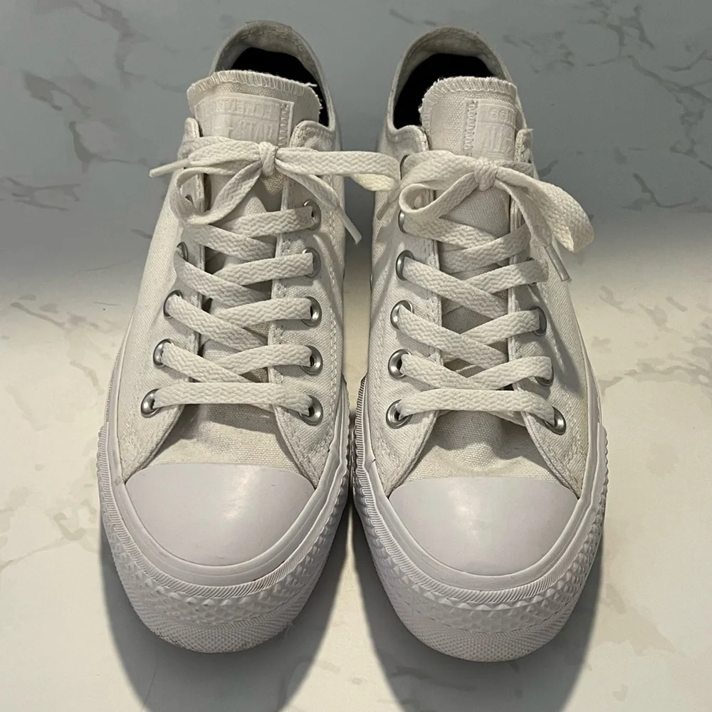 Converse Chuck Taylor All White Platform Shoes - Picture 4 of 14